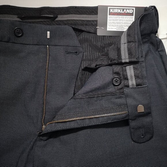 NWT Kirkland Signature Men's Size 34/32 Custom Fit Non Iron Pants - Picture 9 of 10